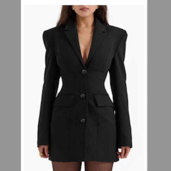House of CB Amia Long Sleeve Blazer Minidress - Picture 1 of 5